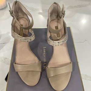 Louise et Cie metallic heels